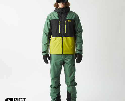 PICTURE-MVT0584-OBJECT JACKET-VESTE DE SKI-HOMME-B SMOKE PINE-VERT