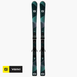 VOLKL-V2511055-SHINE 76+MARKER VMOTION 10-PACK SKI+FIXATION-FEMME-LADY GREEN-VERT