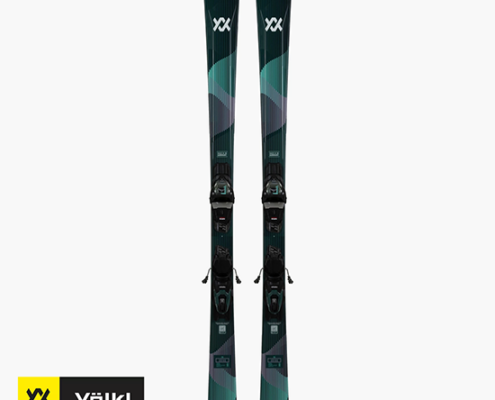VOLKL-V2511055-SHINE 76+MARKER VMOTION 10-PACK SKI+FIXATION-FEMME-LADY GREEN-VERT