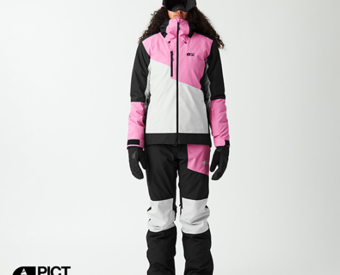 PICTURE-WVT0398-SEEN JACKET-VESTE DE SKI-FEMME-B SUPER PINK-ROSE