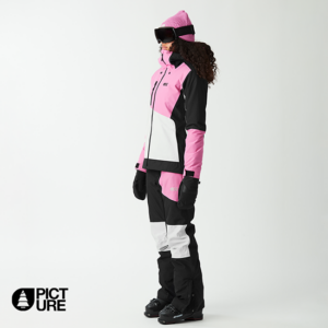 PICTURE-WVT0398-SEEN JACKET-VESTE DE SKI-FEMME-B SUPER PINK-ROSE-CÔTÉ