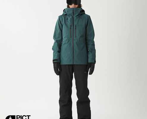 PICTURE-WVT0405-SYGNA JACKET-VESTE DE SKI-FEMME-A DEEP WATER-BLEU