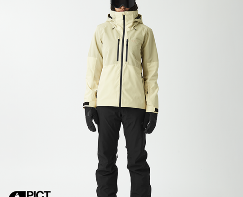 PICTURE-WVT0405-SYGNA JACKET-VESTE DE SKI-FEMME-C WOOD ASH-BEIGE