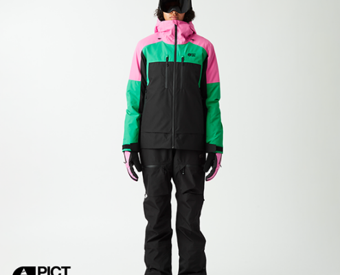 PICTURE-WVT0407-EXA JACKET-VESTE DE SKI-FEMME-SUPER PINK-ROSE