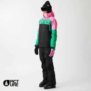 PICTURE-WVT0407-EXA JACKET-VESTE DE SKI-FEMME-SUPER PINK-ROSE-CÔTÉ