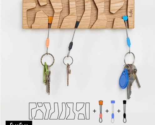 FUJFUJ-1201-DANCER CLASSIC 2-SUPPORT CLÉS-NUT-BOIS BEIGE