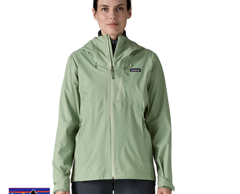 PATAGONIA-85420-W'S GRANITE CREST-VESTE IMPERMEABLE-ELGR ELLWOOD GREEN-VERT