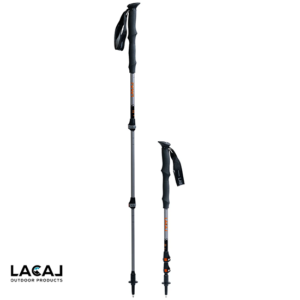 LACAL-FH-01-007-ALU STICK LIGHT 135-BÂTONS DE RANDONNÉE-GREY-GRIS