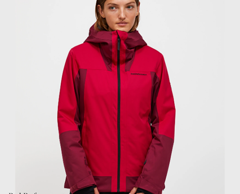 PEAK PERFORMANCE-G80508030-W RIDER TECH INSULATED SHELL JACKET-VESTE DE SKI-FEMME-030 VERTICAL ZENITH-ROSE-FACE