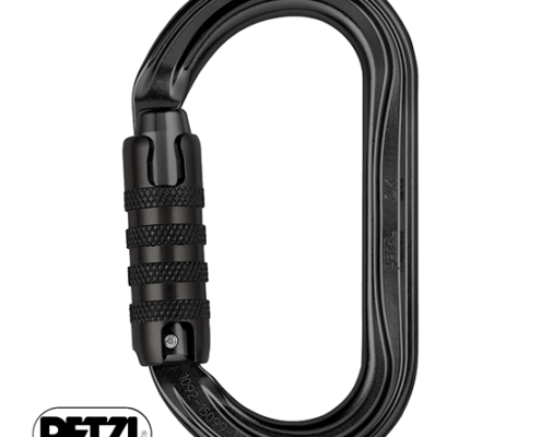 PETZL-M33A TLN-OK TRIACT-LOCK-MOUSQUETON-BLACK-NOIR