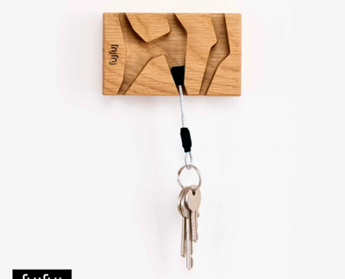 FUJFUJ-1153-NUT BLACK-PETIT SUPPORT CLÉS