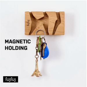 FUJFUJ-1153-NUT BLACK-PETIT SUPPORT CLÉS-MAGNÉTIQUE