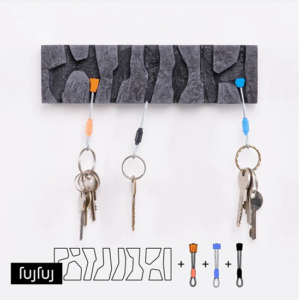 FUJFUJ-1210-NUTS CLASSIC 2-SUPPORT DE CLÉS-INCLUS