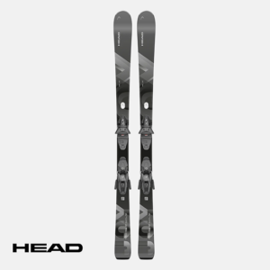 HEAD-31573501-E-REAL JOY+FIX 9 GW-PACK SKI ALPIN-FEMME-BLACK-NOIR