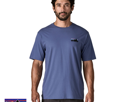 PATAGONIA-37534-M'S 73 SKYLINE ORGANIC TEE-SHIRT-HOMME-CUBL CURRENT BLUE-BLEU