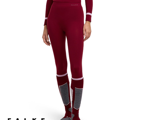 FALKE-39179-3/4 TIGHTS WARM-COLLANT 3/4-FEMME-8117 MERLOT-ROUGE-FACE