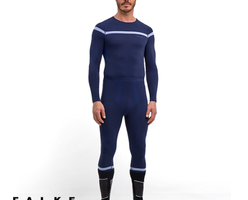 FALKE-39680-3/4 TIGHTS WARM-COLLANT 3/4-HOMME-6116 SEASONAL-BLEU