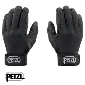 PETZL-K52-CORDEX-GANTS DE TRAVAIL-NOIR-DESSUS