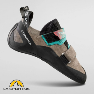 LA SPORTIVA-ZFCS023G09P02-ARAGON-CHAUSSONS D'ESCALADE-FEMME-CKAY HIBISCUS-GRIS-CÔTÉ