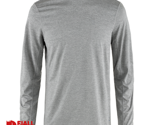 FJALL RAVEN-12600214-ABISKO DAY HIKE LS-TEE SHIRT MANCHES LONGUES-HOMME-016 SHARK GREY-GRIS