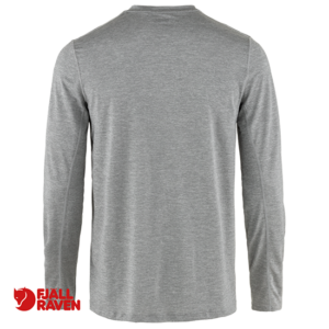 FJALL RAVEN-12600214-ABISKO DAY HIKE LS-TEE SHIRT MANCHES LONGUES-HOMME-016 SHARK GREY-GRIS-DOS
