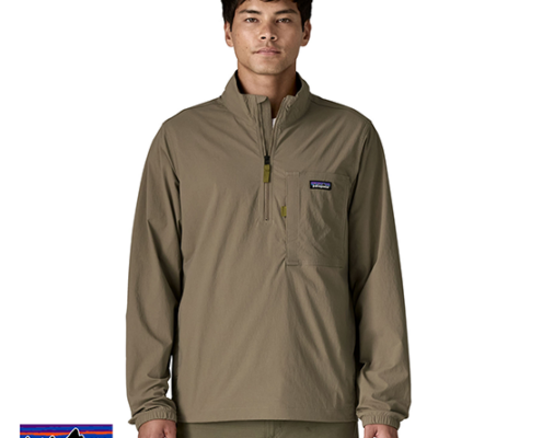 PATAGONIA-20345-M'S OUTDOOR EVERYDAY MARSUPIAL PULLOVER-VESTE DE PROTECTION-HOMME-WNGY WING GREY-BEIGE