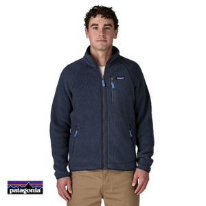 PATAGONIA-22801-RETRO POLAIRE ZIP HOMME-NNSU NEW NAVY W SUNKEN BLUE-MARINE