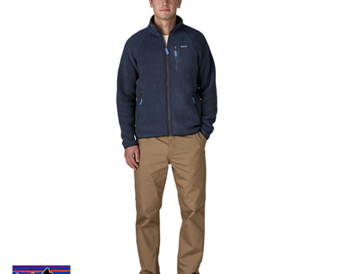PATAGONIA-22801-RETRO POLAIRE ZIP HOMME-NNSU NEW NAVY W SUNKEN BLUE-MARINE-VUE