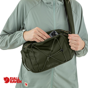 FJALL RAVEN-23200337-SKULE SLING 6-SAC À DOS DE RANDONÉE-662 DEEP FOREST-VERT-POCHE