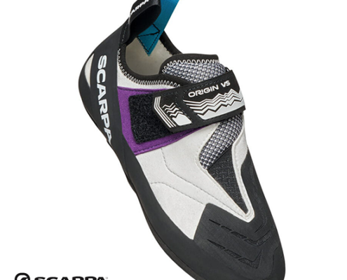 SCARPA-70110-000-ORIGIN VS LV-CHAUSSONS D'ESCALADE-WHITE PURPLE-BLANC
