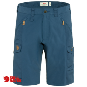 FJALL RAVEN-82833-ABISKO SHORTS-SHORT DE RANDONNÉE-HOMME-534 INDIGO BLUE-BLEU