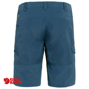 FJALL RAVEN-82833-ABISKO SHORTS-SHORT DE RANDONNÉE-HOMME-534 INDIGO BLUE-BLEU-ARRIERE