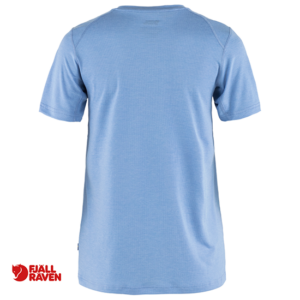 FJALL RAVEN-84106-ABISKO DAY HIKE SHORT SLEEVE-TEE-SHIRT LAINE-FEMME-537 ULTRA MARINE-DOS