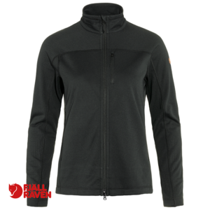 FJALL RAVEN-87142-ABISKO LITE FLEECE JACKET-VESTE POLAIRE-550 BLACK-NOIR