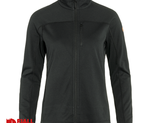 FJALL RAVEN-87142-ABISKO LITE FLEECE JACKET-VESTE POLAIRE-550 BLACK-NOIR