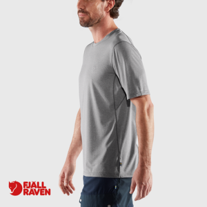 FJALL RAVEN-87197-ABISKO DAY HIKE SS M-TEE SHIRT-HOMME-016 SHARK GREY-GRIS