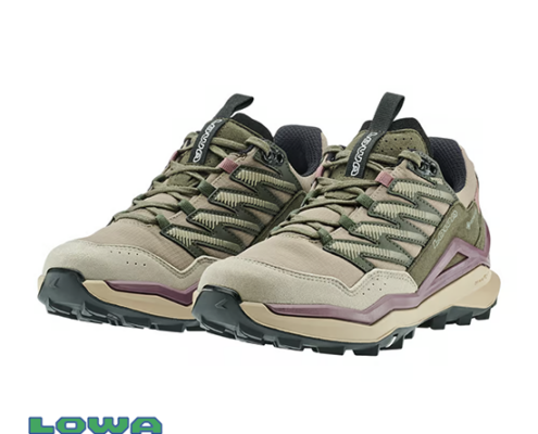 LOWA-L3216304940-MADDOX PRO GTX LO-CHAUSSURES DE RANDONNÉE-FEMME-4940 DESERT ANCIEN ROSE-BEIGE