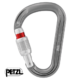 PETZL-M038AA01-SCREW-LOCK-MOUSQUETON ATTACHE-GRIS-SYSTEME SCREW LOCK