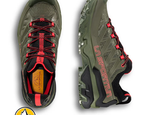LA SPORTIVA-ZFHS105E47R24-ULTRA RAPTOR III-CHAUSSURES DE RANDONNÉE-HOMME-CYPRESS MOUNTAIN RED-VERT
