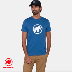 MAMMUT-1017-05891-MAMMUT DORE TEE-SHIRT-HOMME-50665 TSCHIEL-BLEU