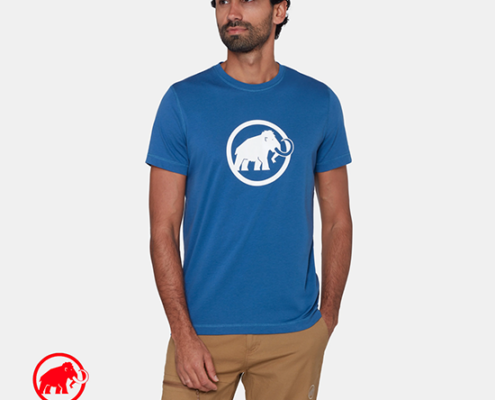MAMMUT-1017-05891-MAMMUT DORE TEE-SHIRT-HOMME-50665 TSCHIEL-BLEU