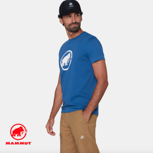 MAMMUT-1017-05891-MAMMUT DORE TEE-SHIRT-HOMME-50665 TSCHIEL-BLEU-CÔTÉ