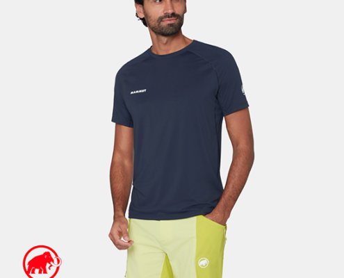 MAMMUT-1014-07400-DUCAN FL TEE-SHIRT-HOMME-5118 MARINE
