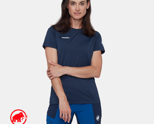 MAMMUT-1017-07410-DUCAN FL TEE-SHIRT-FEMME-5118 MARINE