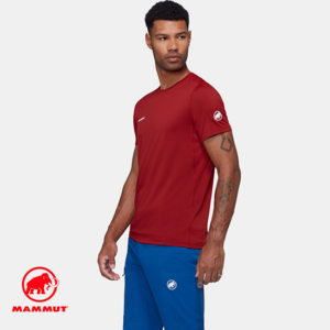 MAMMUT-1017-07650-SELUN FL TEE-SHIRT-HOMME-3818 DARK RED MAMMUT RED-ROUGE-CÔTÉ