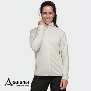 SCHOFFEL-13609-HIKING FLEECE JACKET STYLE CASCATA-VESTE POLAIRE-FEMME-9040 NORDIC-BLANC