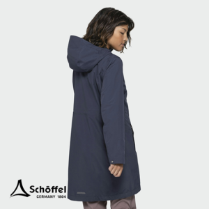 SCHOFFEL-13664-COAT STYLE BOHOROK-MANTEAU IMPERMÉABLE-FEMME-8820 NAVY BLAZER-MARINE-DOS