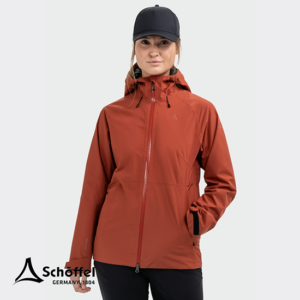 SCHOFFEL-13688-JACKET STYLE MAUKU-VESTE IMPERMÉABLE-FEMME-5590 DARKCRABAPPLE-ORANGE