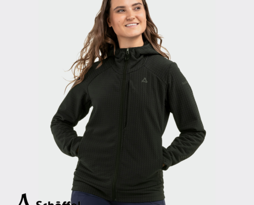 SCHOFFEL-13826-FLEECE HOODY STYLE ENIXA-VESTE POLAIRE À CAPUCHE-FEMME-9990 BLACK-NOIR