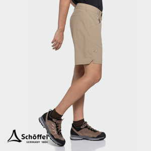 SCHOFFEL-13831-CIRC SHORTS STYLE SMUE-BERMUDA DE RANDONNÉE-FEMME-4705 BRANDON BEIGE-CÔTÉ